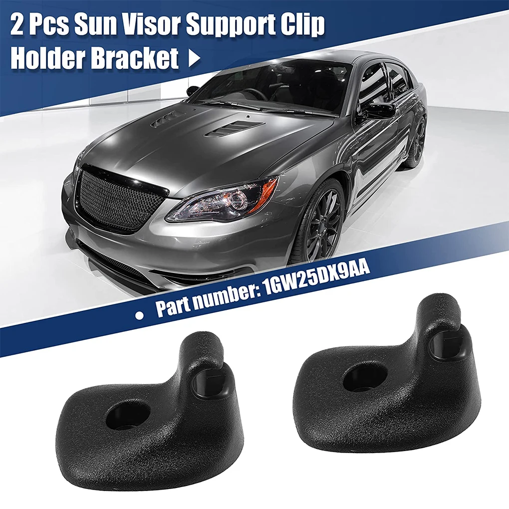 Sun Visor Clip Waterproof Retainer Clips Premium Replacement Clamp 2PCS