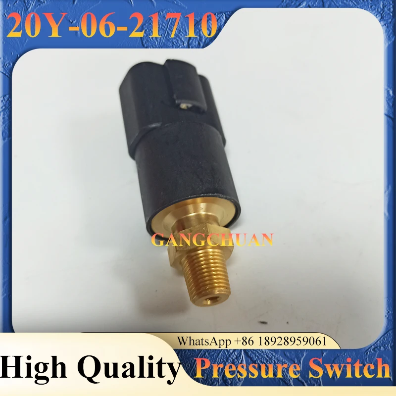Interruptor del sensor de presión 20Y-06-21710 para repuestos de excavadora PC200-6 PC400-7