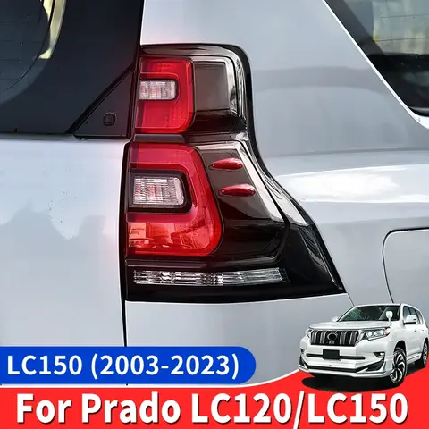 For Land Cruiser Prado LC120 150 Tail Light Assembly Flowing light turn signal Exterior Modification Accessories 2003 2010 2023