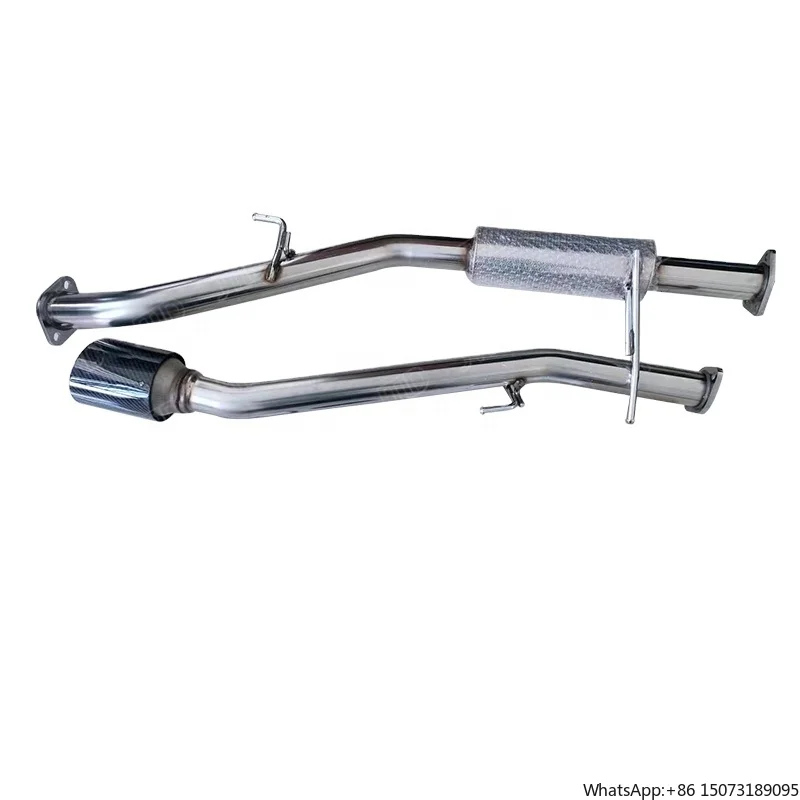 

Carbon Dual Tail Tip Muffler Exhaust Pipe Performance for TRITON 2015-2019 Middle Section of Exhaust System