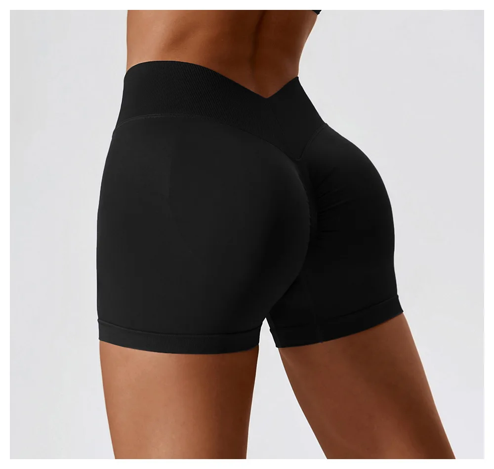 Yoga Shorts Women Gym Outfit Scrunch Butt Fitness Workout High Waist Leggings Gym Clothes For Women Cycling Shorts Sports Shorts