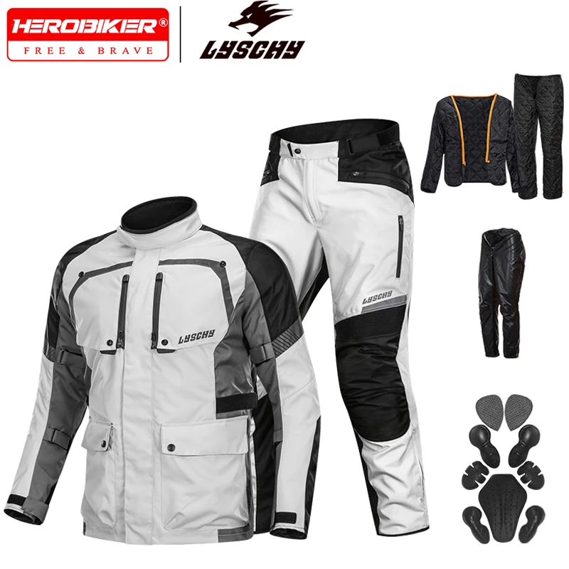 

Men's Motorcycle Jacket Keep Warm Moto Clothes Windbreak Wear Resistant Motorcycle Accessories Shock Absorption All Seasons