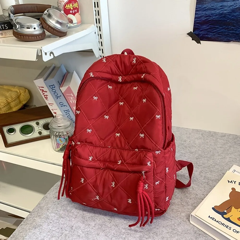 

New Large Capacity Children's School Backpack Lightweight Bow Students Schoolbag Book Bags School Office