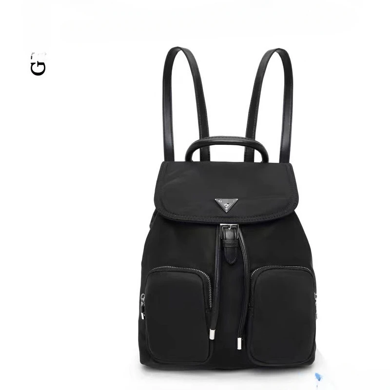 Direct sales GS fashionable beautiful large capacity guessing backpack trendy new favorite women drawstring solid color backpack