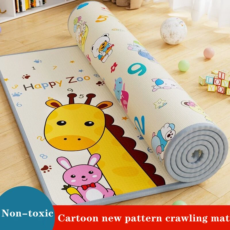 New Non-toxic Environmentally Friendly Thick Baby Crawling Play Mats Folding Mat Carpet Play Mat for Children's Safety Rug Gifts