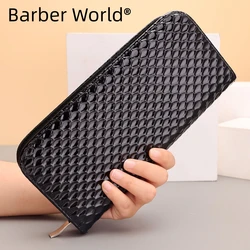 PU Leather Scissors Storage Bag Professional Hairdressing Scissors Bag Pet Shears Case Waterproof Hairstyling Shears Case