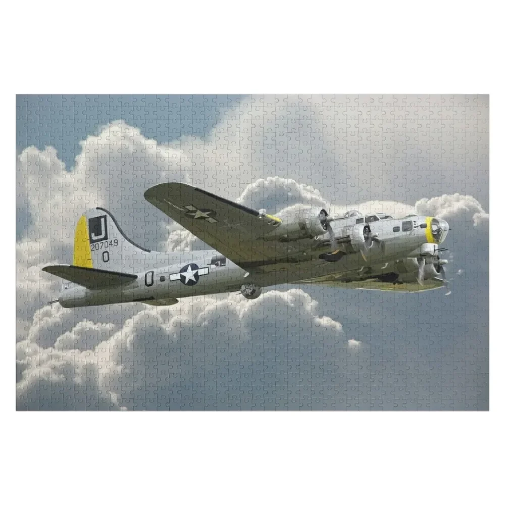 B-17 Flying Fortress Jigsaw Puzzle Game Children Children Custom Wooden Name Wooden Name Custom Personalized Puzzle