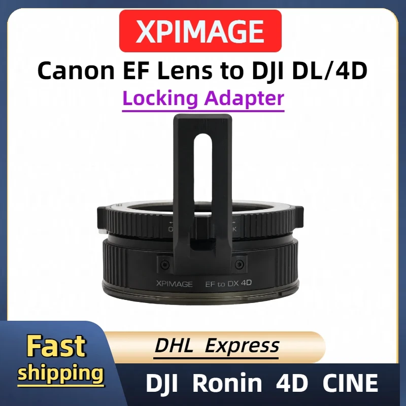 XPIMAGE Adapter for CANON EOS/EF Lens to DJI Ronin DX/4D Camera,CANON EF to DJI 4D Mount,EF-FJI Ronin 4D  for XPimage Adapter