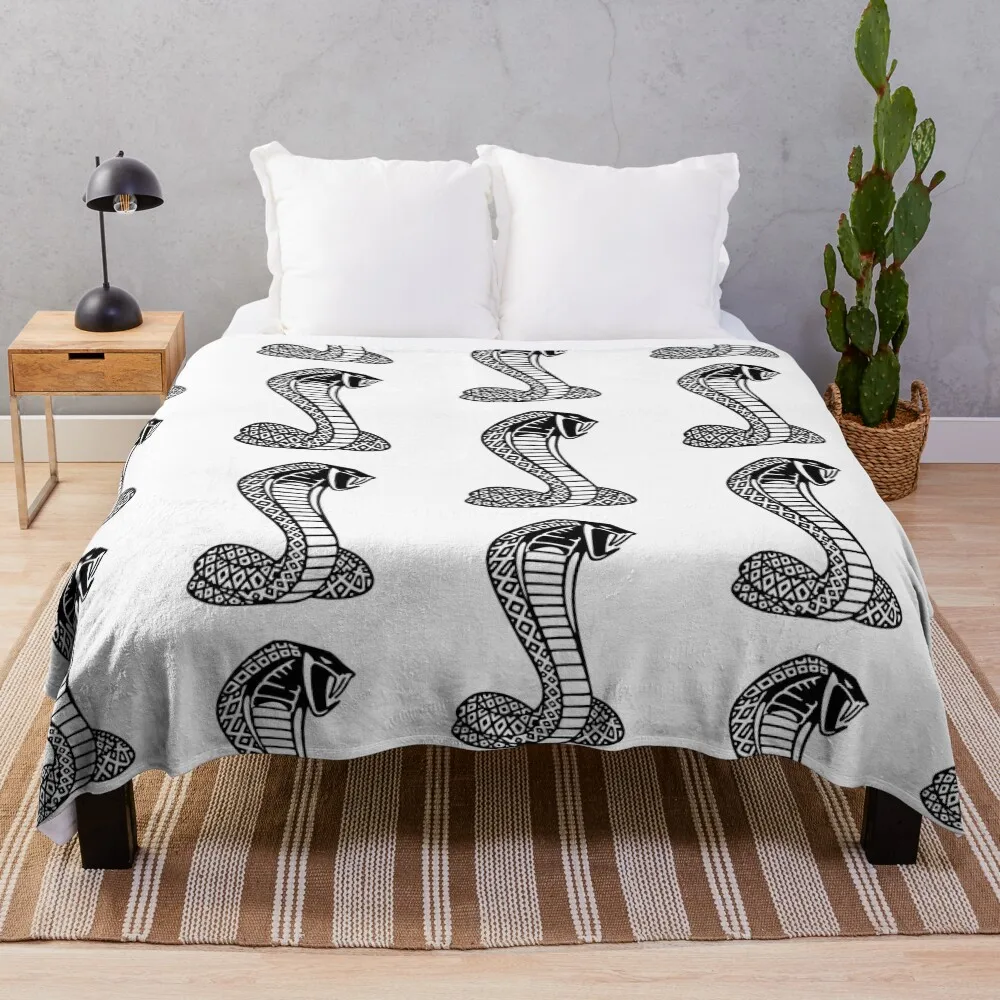 

Cobra Throw Blanket Soft Warm Blanket Gift for Men Women Adults