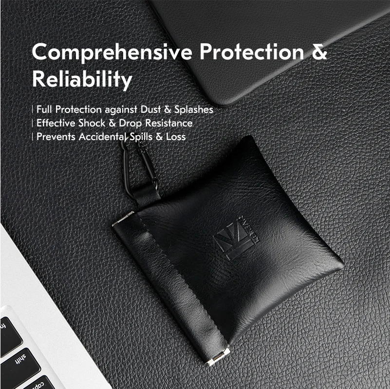 KBEAR BP01plus Case Earphone Box Self-Closing Square Portable Compression Shrapnel storage bag for Tech Accessories image 3