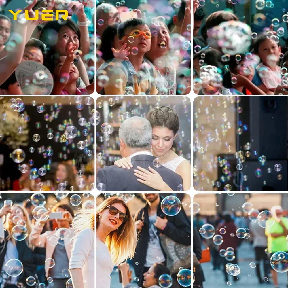 LED RGBW 4in1 Bubble Machine Concert Party Stage effect Bubble Machine DMX512 Remote Control For DJ Disco Bar Wedding Club