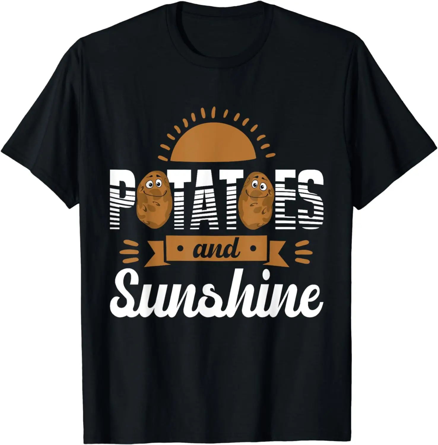 

Potato Lover Funny Potatoes And Sunshine T-Shirt