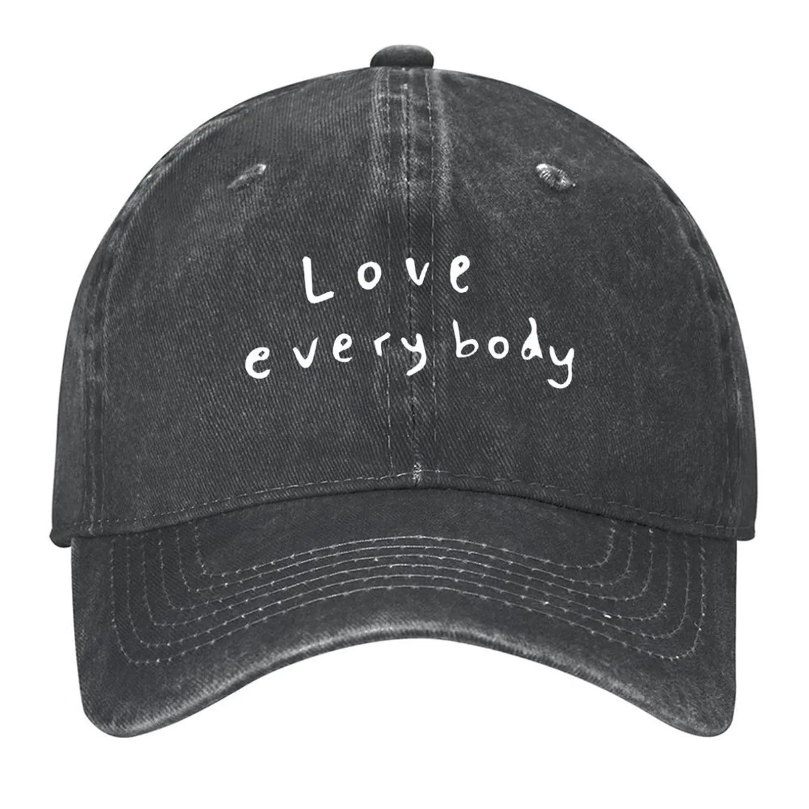 

Love Everybody Baseball Cap Cosplay Streetwear Hood Sun Hat For Children Elegant Women's Hats Men's