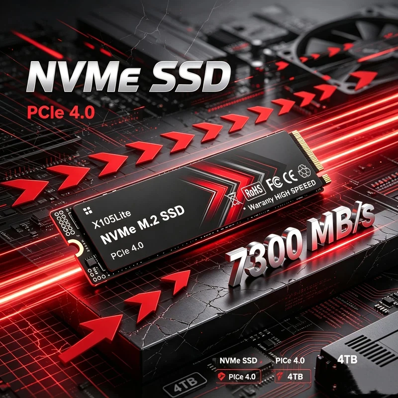 Pc Gaming Ps5 - X105Lite M.2 2280 PCIe 4.0 NVMe