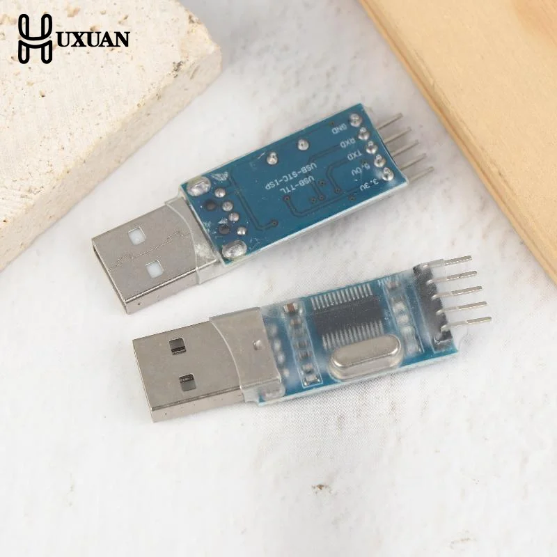 【Nieuw】PL2303HX USB Naar TTL Converter Adapter Module Microcontroller Borstel Machine Board Auto Converter Module DC 3.3V 5V