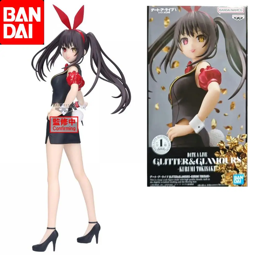 

Bandai оригинальные блестящие и гламурные часы ЖИВА Куруми Токисаки аниме фигурку игрушки для мальчиков и девочек детские подарки на день рождения