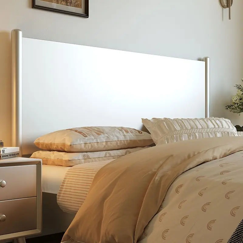 real French wooden bed simple double bed, bedroom modern master bedroom flush edge storage bed small apartment American style
