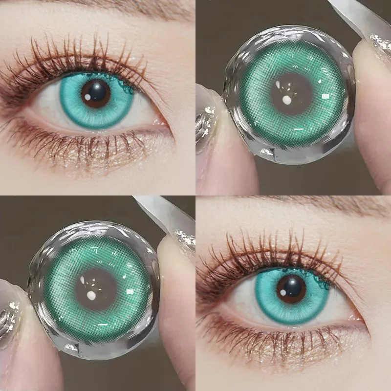 JeweLens Grüne Farbe Kontakt Koreanische Große Augen Objektiv Cosplay Kontakte Neu Kommen Make-Up Hohe Qualität Schnelle Lieferung – Detail 1
