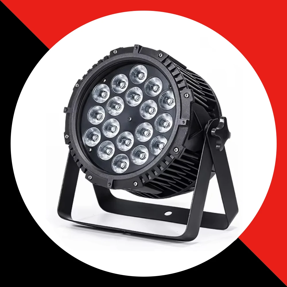 

Наружный водонепроницаемый 18x10 Вт RGBW светодиодный настенный светильник Par Light