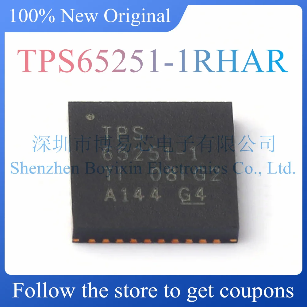 

NEW TPS65251-1RHAR.Original genuine. Package QFN-40