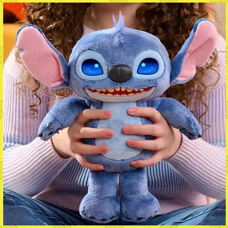 30-35 سنتيمتر ديزني ليلو وستيتش التعريفي Lcd عيون 50 الأصوات تأثير غرزة ألعاب من نسيج مخملي لطيف رقيق مخدة ناعمة الراحة دمية هدية #2