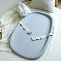 Babyfond Coussin portable pour soins de bébé en matériau PU doux, imperméable, coussin de douche pour bébé, soin mobile 2
