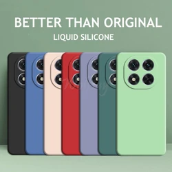 For Xiaomi POCO X7 Case Liquid Silicone Plain Rubber TPU Protector Case POCO X7 Cover TPU Phone Cover POCO X7 Case
