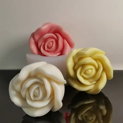 Rose Candle Silicone Mold Aromatherapy and Expansion Gypsum Car Decoration Cake Baking Mold