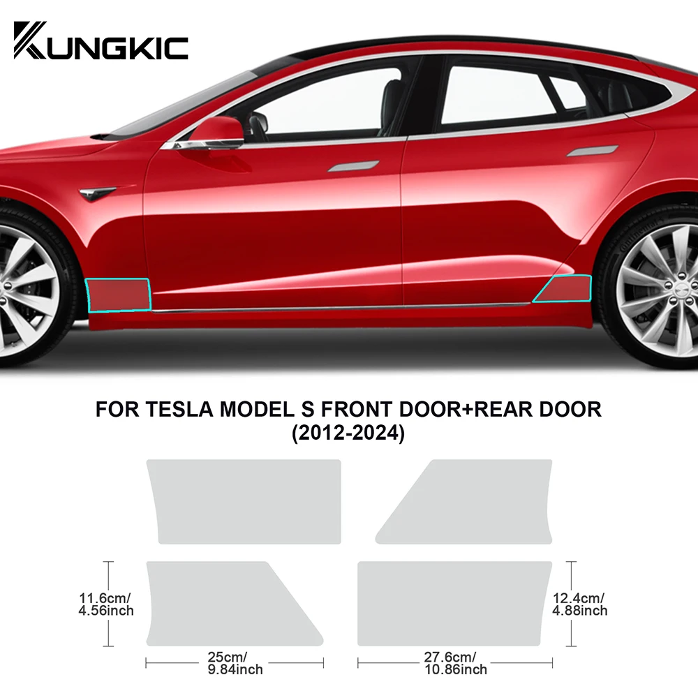 

Защитная Наклейка на дверные пороги автомобиля Tesla Model X Model S 2016-2024 мил, модель PPF ModelX, отделка