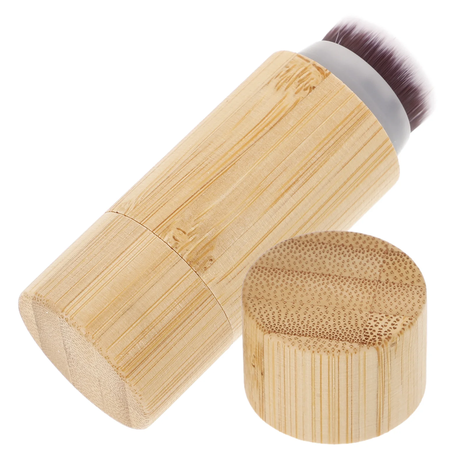 

Absorbing Roller Foundation Makeup Brush Soft Fiber Face Brush Easy Blending Small Portable Makeup Tool Powder Puff