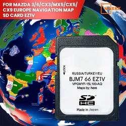 2023 Navigation Map SD Card for Mazda EZ1V/2 /3/6 /CX3 /CX5 /MX5/CX9 GPS Satellite Navigator