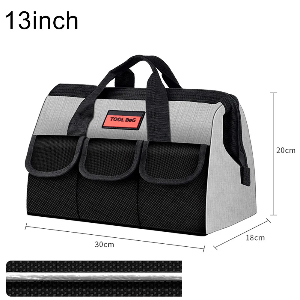 Heavy Duty Large Capacity Tool Bag 600D Oxford Electrician Carpentry Storage Bag Multi-Pocket Anti-Fall Electrician Bag