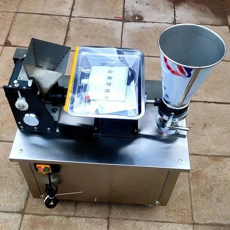 

10cm Small Dumpling Machines Automatic Commercial Gyoza Pelmeni Machine Ravioli Meat Pie Making Machine