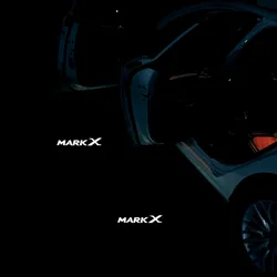 2Pcs Led Car Door Logo Laser Projector Light For Mark X Logo For Reiz Welcome Light Emblem Lamps Auto Accessories