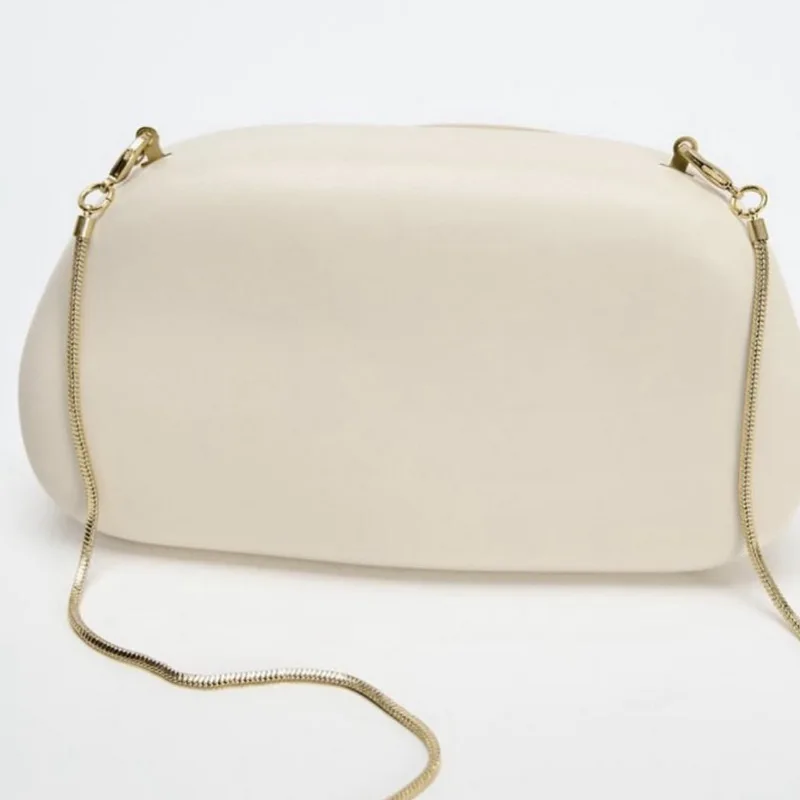 Goldene Metallverschluss-Clutch-Tasche für Damen, Abendtasche für Hochzeit und Party, Niedliche Handtasche in Dunkelrot und Beige, Winter 2024 Neu – Detail 13