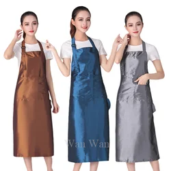 Hairdressing Apron Hair Salon Working Clothes Barber Shop Uniforms Hairstylist Waterproof Anti Hair Smock Length 102cm Y0422