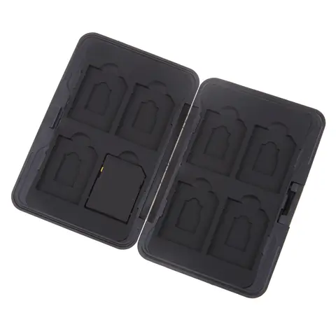 Minneskortförvaringsbox Organizer Bärbar hållare Organizer Plasttillbehör för Micro SD SDXC 10 best sales micro sd-fodral - №6