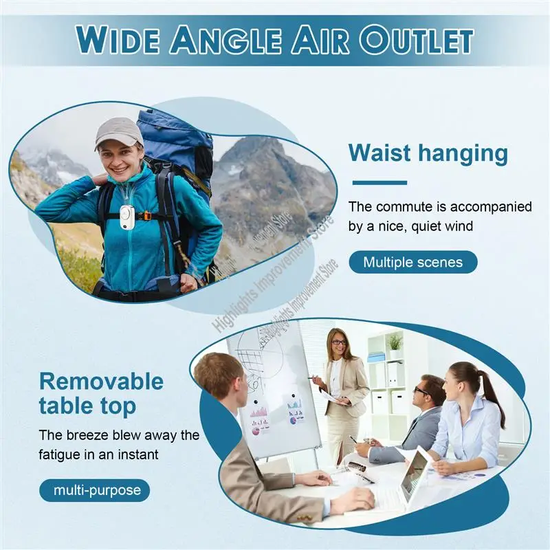 

Вентилятор Mini USB-кулер Перезаряжаемый Ventilador Travel Handheld Silent-ABRO