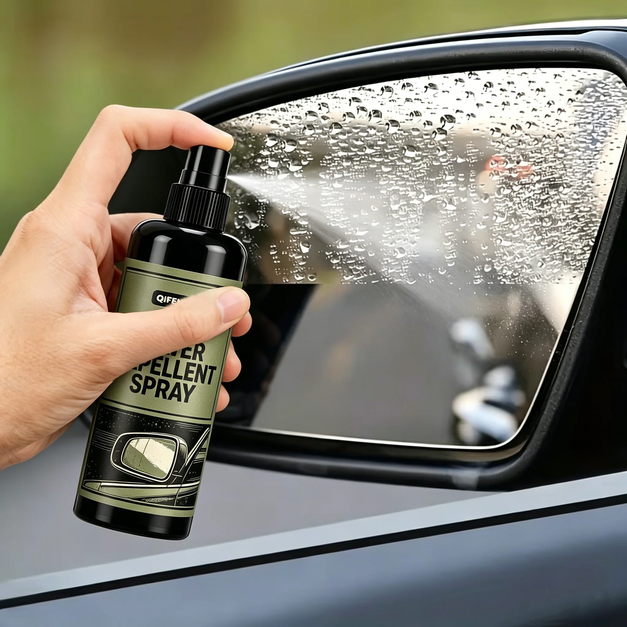 Película impermeable multiusos, agente hidrofóbico para vidrios de automóviles, repelente de agua de larga duración, mejora la seguridad al conducir en días lluviosos