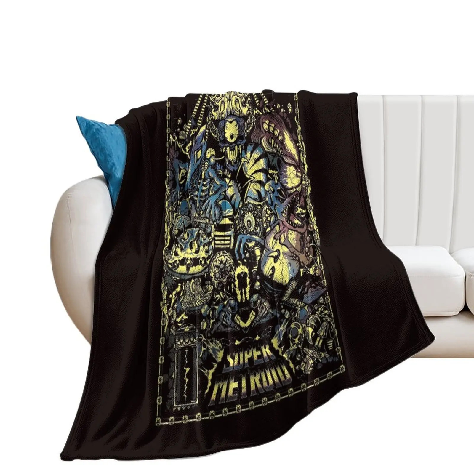 Super Metroid Legacy Type C Throw Blanket Designers valentine gift ideas Luxury Brand Kid'S Blankets