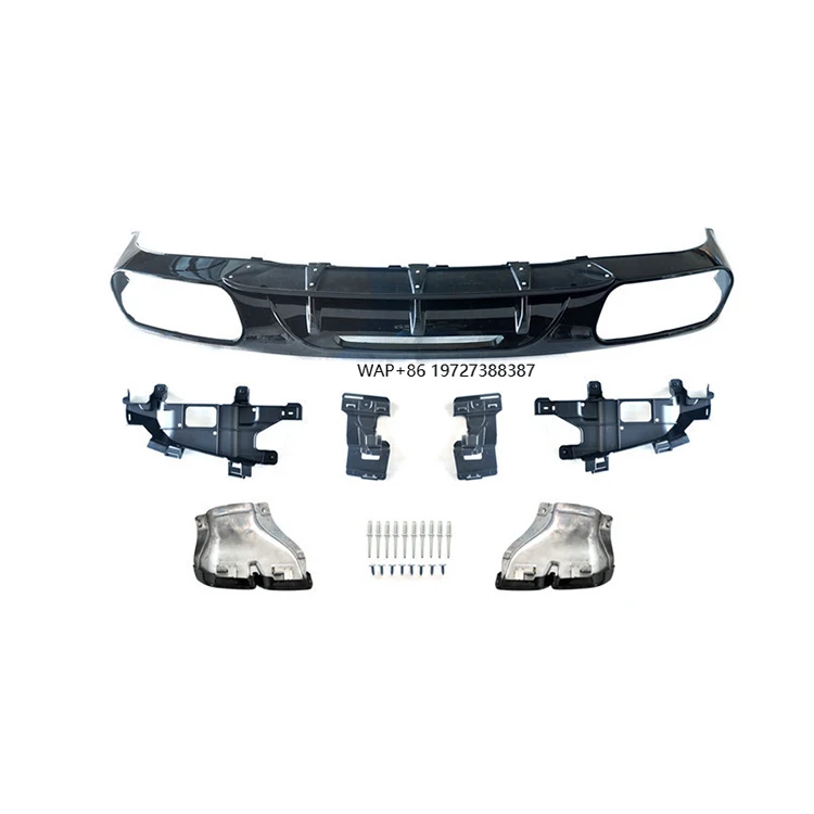 

Factory Direct GT63 Rear Diffuser with Sport Exhaust Tips Tail Throat for CLS C218 W218 2012-2017 Sport