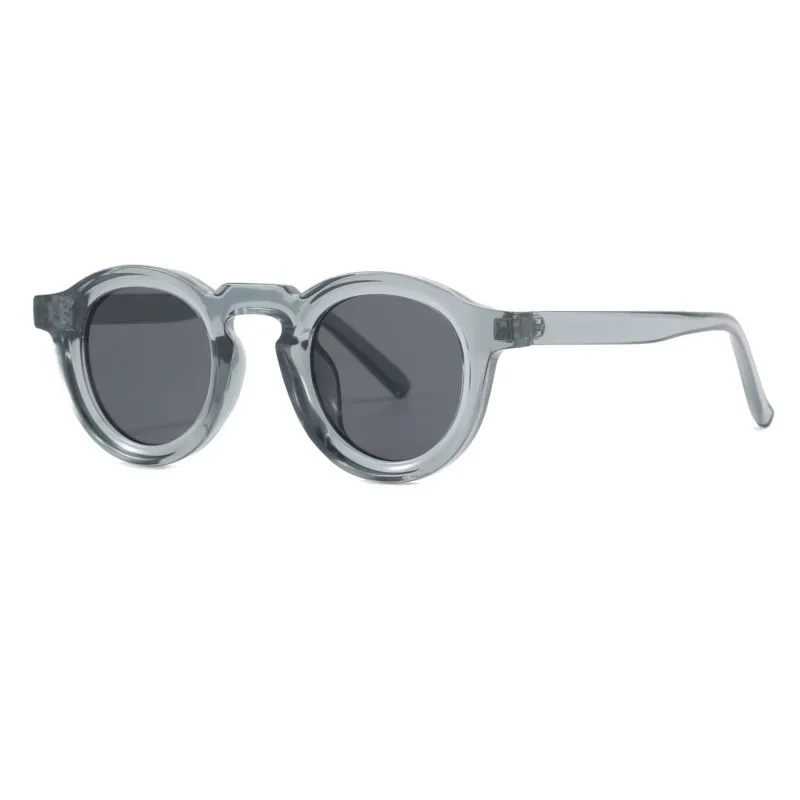 Round Sunglasses Women Men Punk Shades Retro Trending Sun Glasses Clear Lens Frame UV400 Female Vintage Oculus Gafas image 5