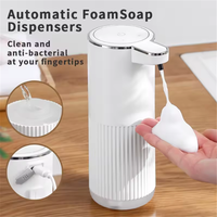 New Wall Mounted Automatic Soap Dispenser Foam Smart Hand Washing Machine 360ml Liquid Rechargeable Bathroom Induction Sensor