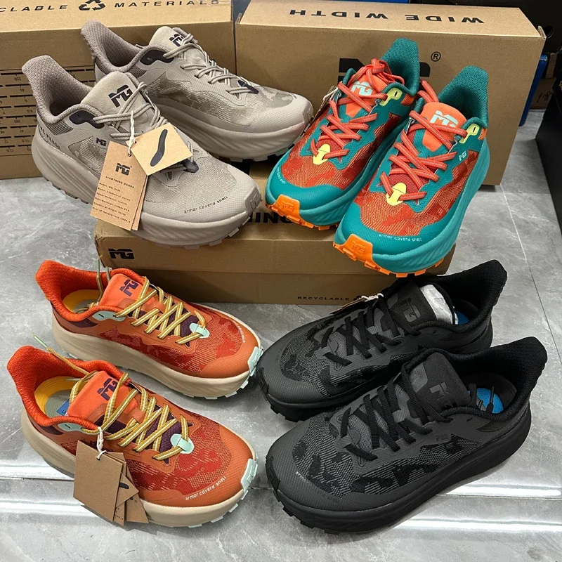 2026 Men's Sport Oes Anti-slip Breathable Outdoor Hiking Oes Wide Toe Thi Bot Off-road Running Low Cut General Use Spring And Au