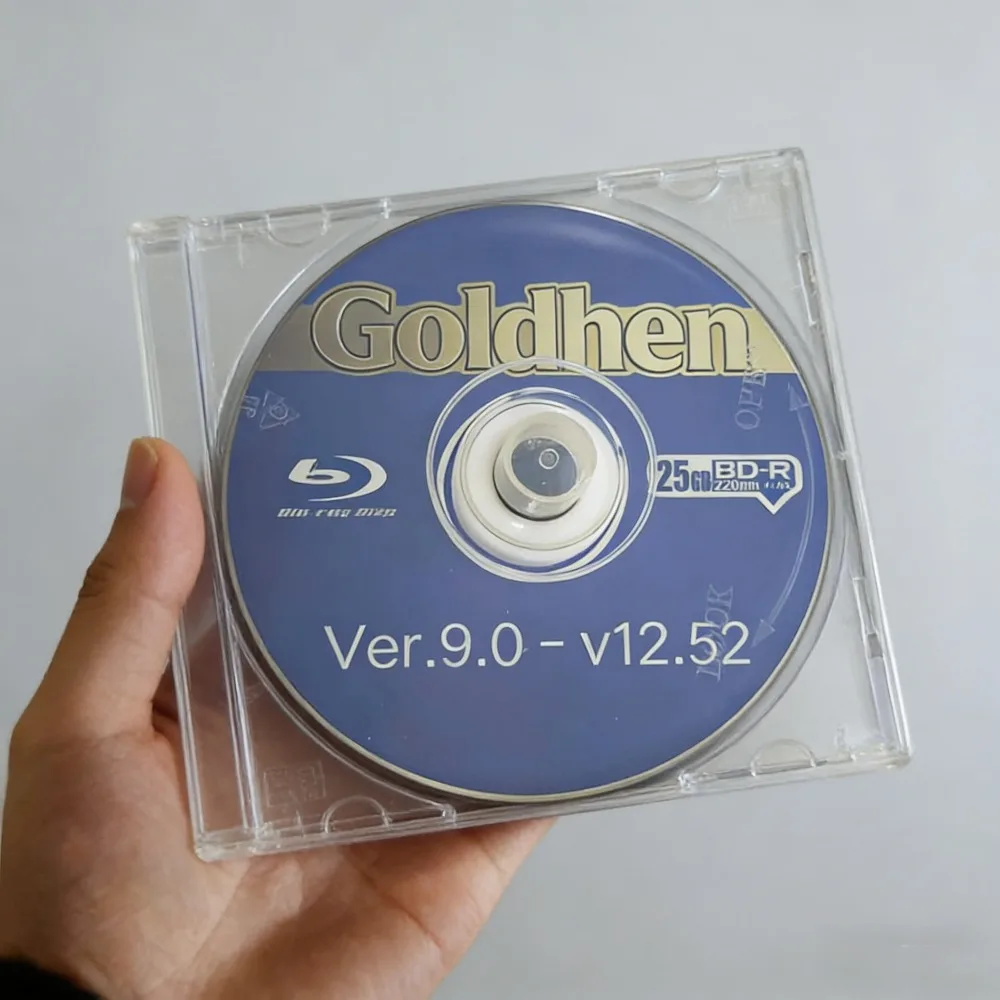 GoldHEN for PS4 Jailbreak Disc V12.52 Collector’s Edition CD 1-Click Boot Tool Supports FW 9.0–13.52 Homebrew Backup Loader image 2