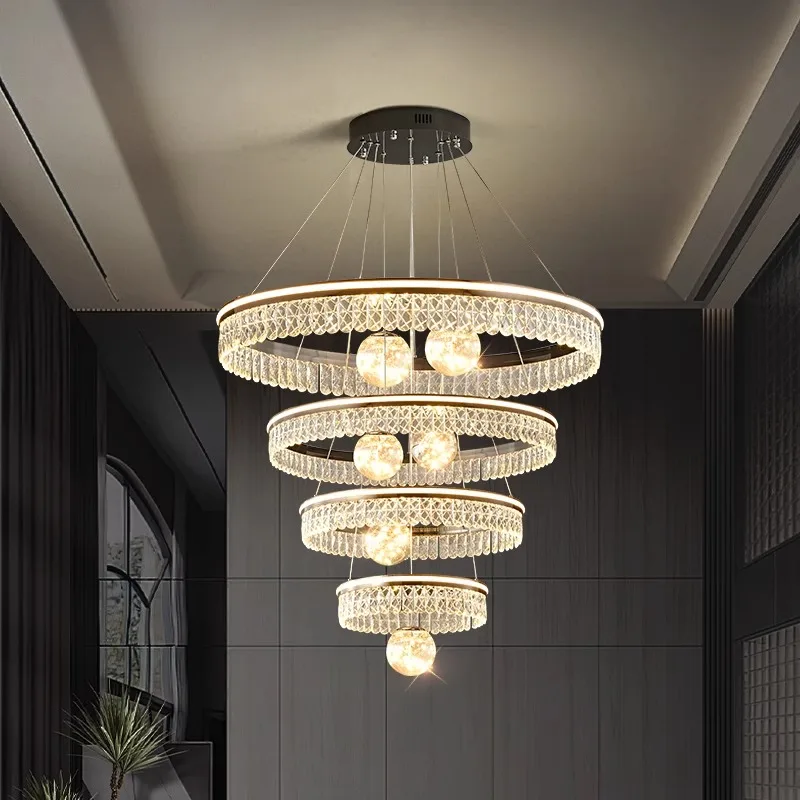 

Modern Decor Led Lights Rings Pendant Light Lamps For Living Room Led Chandeliers For Dining Room Hanging Light Indoor Lighting