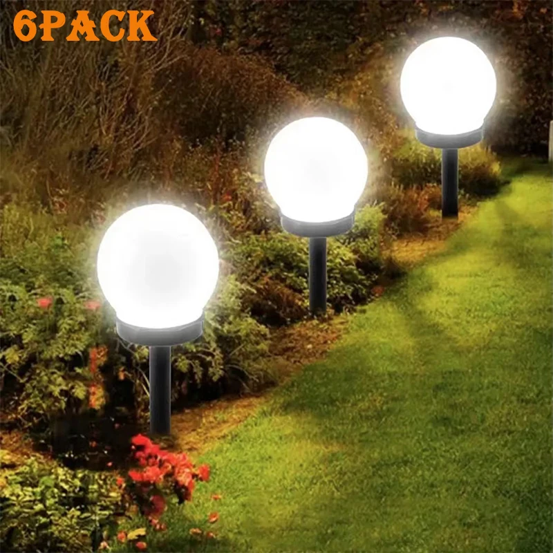 

Solar Powered LED Bulb Lamp Energy Light Waterproof Outdoor Garden Light Street Solar Panel Ball Lights Lawn Yard Lamp