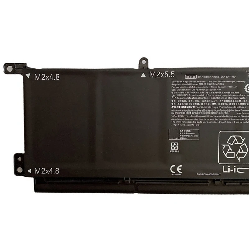 DX06XL بطارية لجهاز HP Omen X 2S 15 DG0006NQ DG0544NA DG0003NC DG0005NN DG0794NZ DG0004NIA DG0008NW DG0019NI DG0074NB DG0922NZ