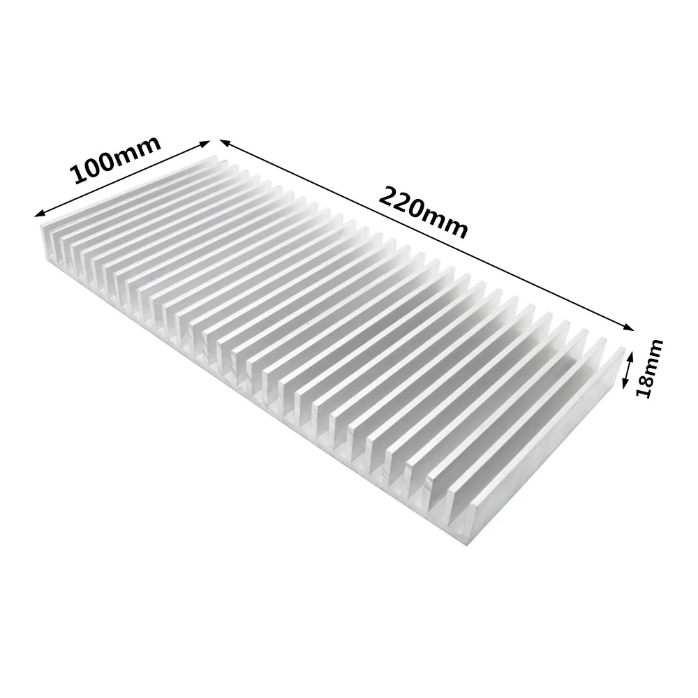 Extrudierter großer Aluminium-Kühlkörper, Kühlkörper, Kühler für LED-Chip, elektronische integrierte Schaltkreiskühlung, Wärmeableitung – Detail 3