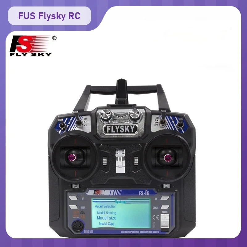 

FS i6 RC 6 Channel 2.4G IA6 Bidirectional Transmission 4 Axis RC Aircraft Controller Helicopter Fixed Wing Aircraft Applicable